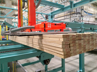 1. Vacuum de-stacking of timber