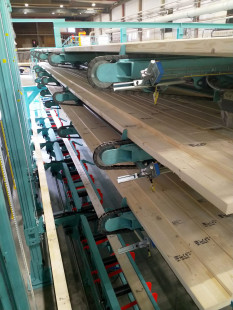7. Vertical conveyors to curing storage