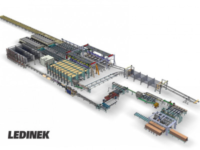 Komplette BSP-Fertigungsanlage für Splitkon AS in Norwegen