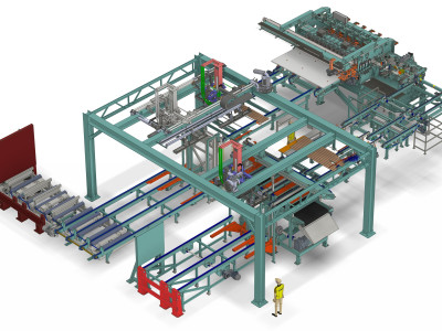 Z-Press CL für BSP Querlagen Stora Enso in Betrieb genommen