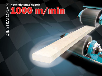 Mit 1000 m/min  lückenlos hobeln