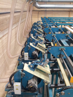 Multiple crosscut saws