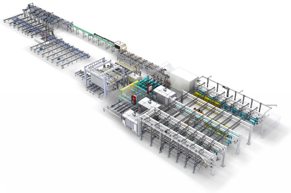 Constructional timber line - 18 joints