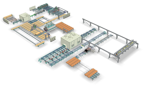 Standard cross laminated timber plant in Portugal