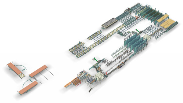 CLT production line in Russia