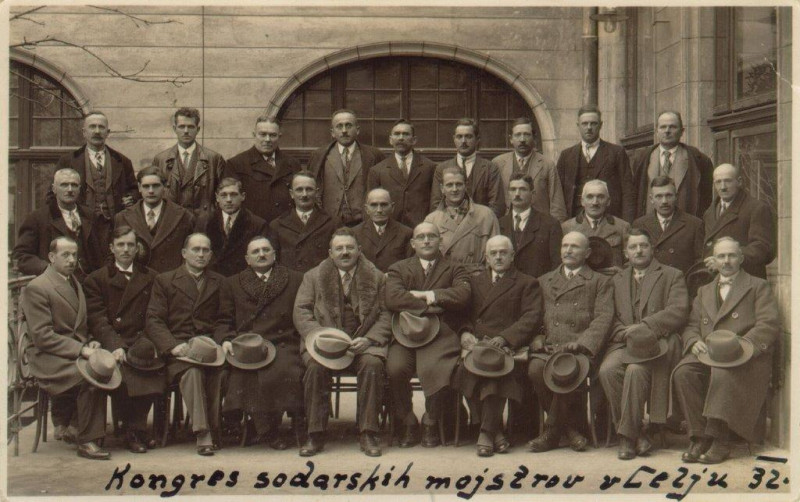 Udeležba na Kongresu sodarskih mojstrov v Celju leta 1932.