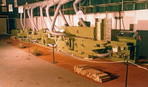 Parquet machine, around 1976